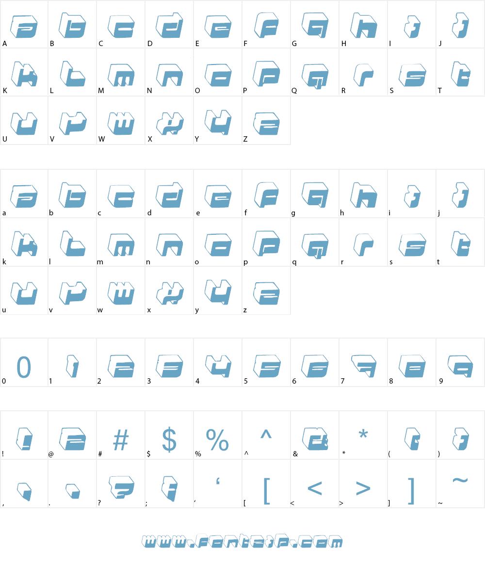 HKI Nightlife Font Character